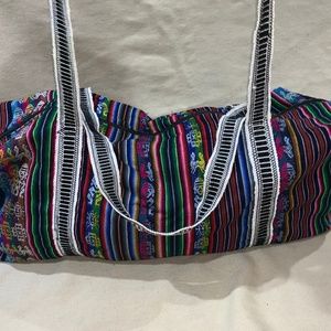 Peruvian Authentic Handmade Duffle Bag Incan